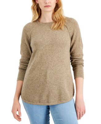 Karen Scott Petite Curved-Hem Neps 
