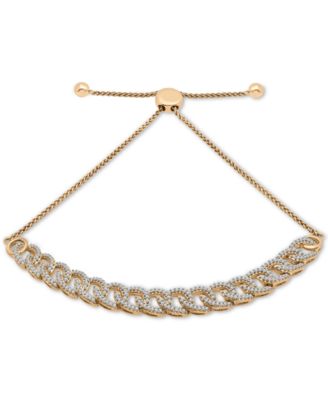 Wrapped - Diamond Large Link Bolo Bracelet (1/2 ct. t.w.)