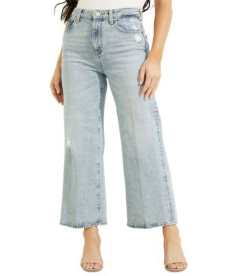 GUESS - Women's Ankle Wide-Leg Jeans