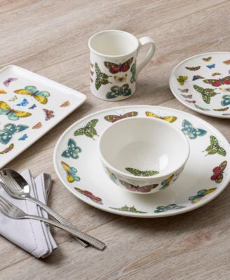 Botanic Garden Harmony Coupe Charger Plates, Set of 4