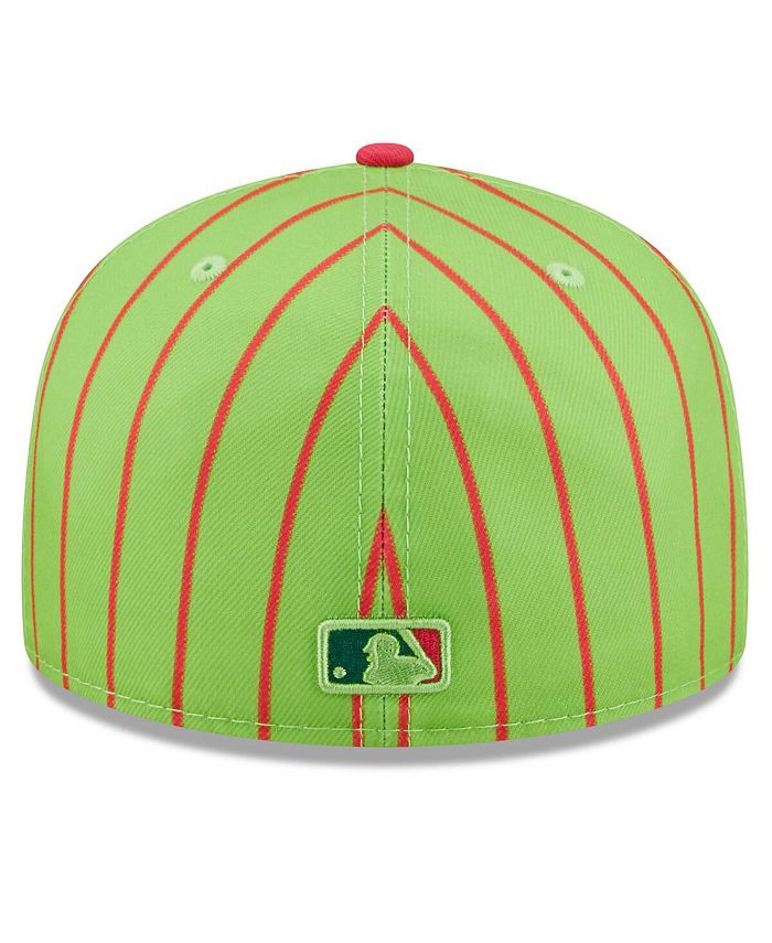 New Era Men's Pink and Green Philadelphia Phillies MLB x Big League Chew Wild Pitch Watermelon