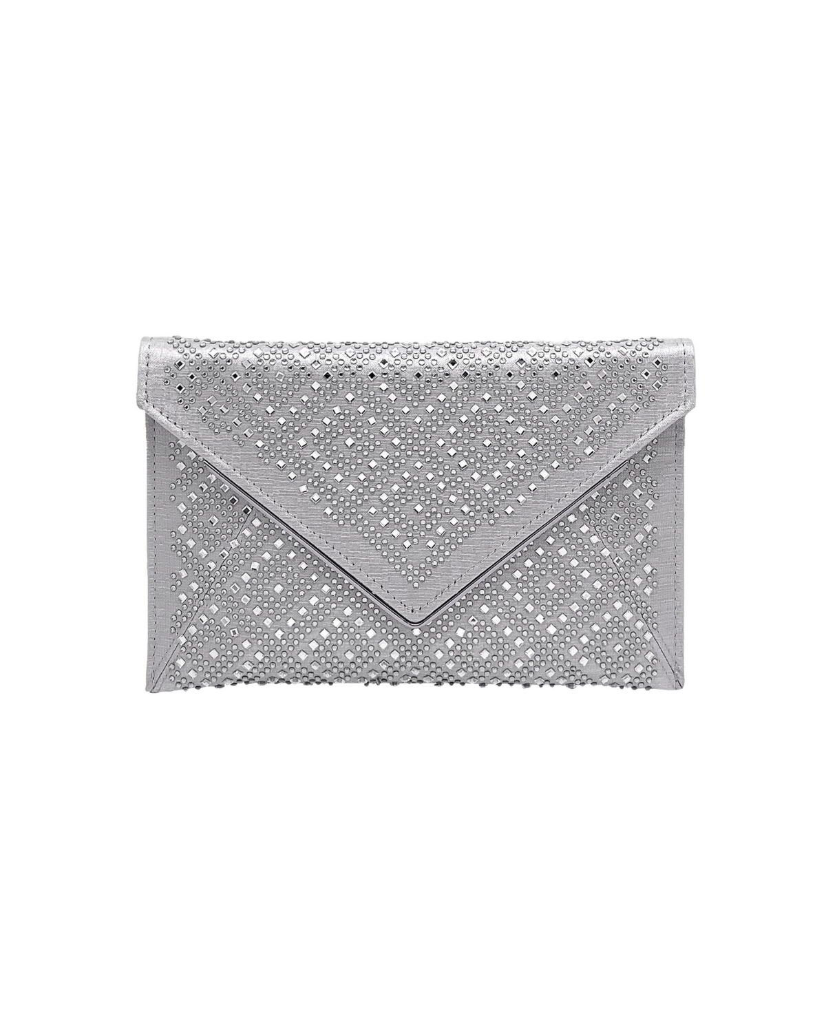 Women's Alina Diamond Crystal Envelope - Silver-Tone