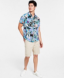 Men's Las Palmas Tropical-Print Shirt