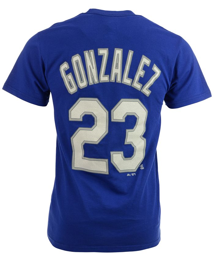 Majestic Men's Short-Sleeve Adrian Gonzalez Los Angeles Dodgers Player T- Shirt - Macy's
