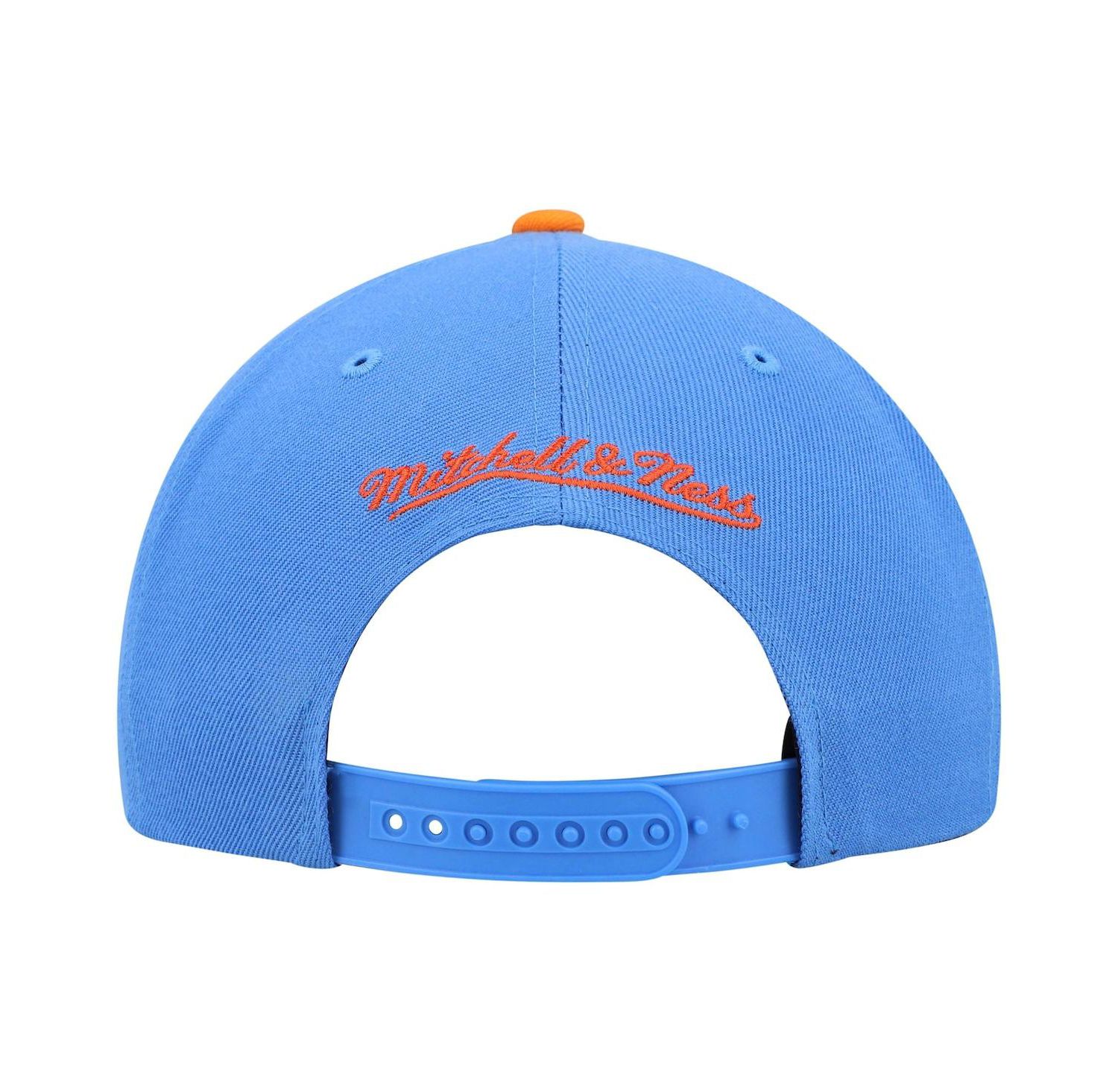 Men's Blue and Orange Cleveland Cavaliers Hardwood Classics Team Two-Tone 2.0 Snapback Hat