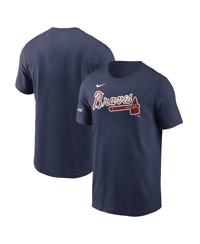 Atlanta Braves Nike Wordmark T-Shirt - Mens