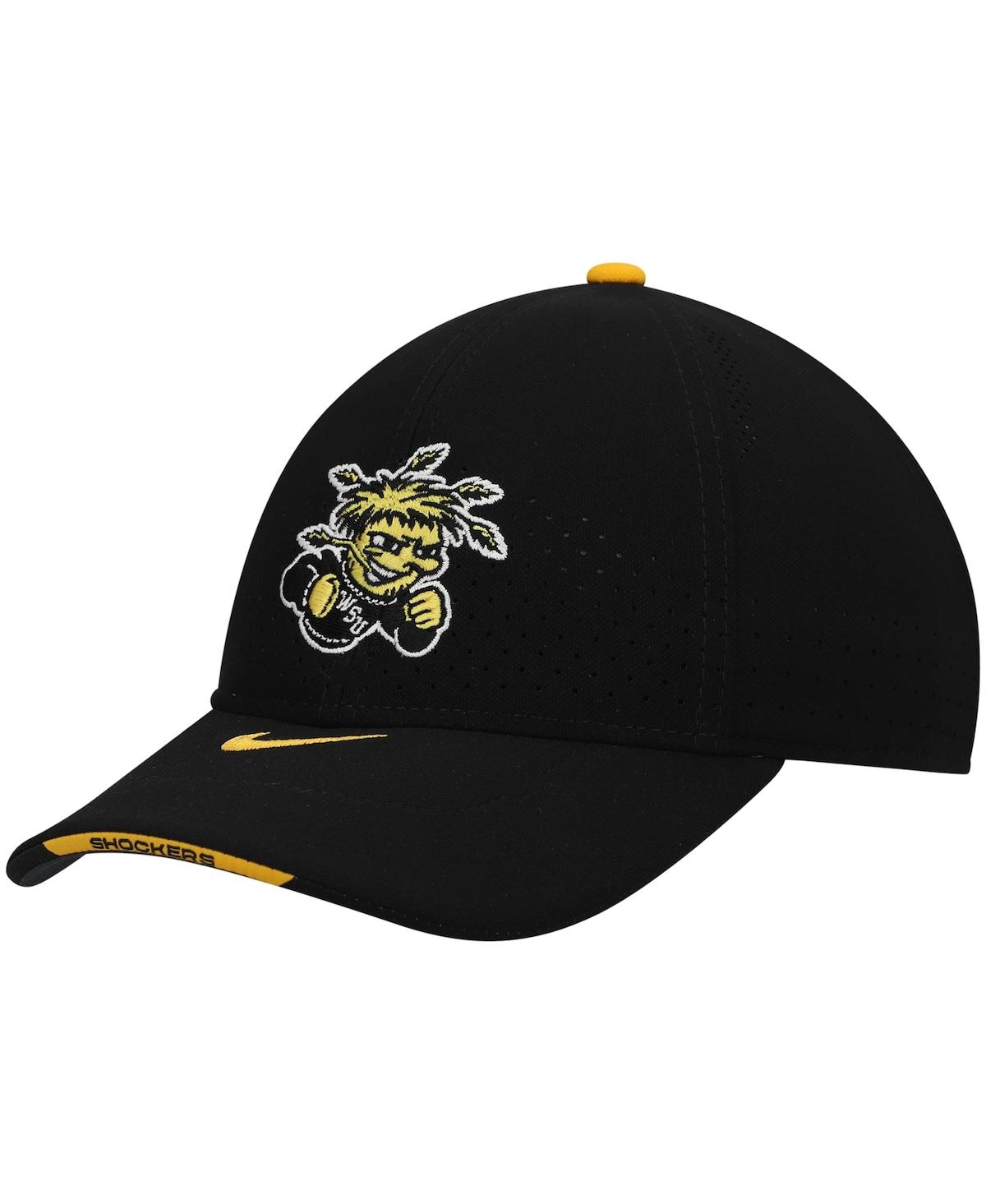 Men's Nike Black Wichita State Shockers 2021 Sideline Legacy91 Performance Adjustable Hat