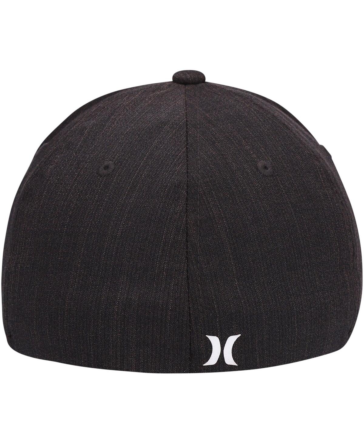 Shop Hurley Men's  Black H20-dri Line Up Flex Hat