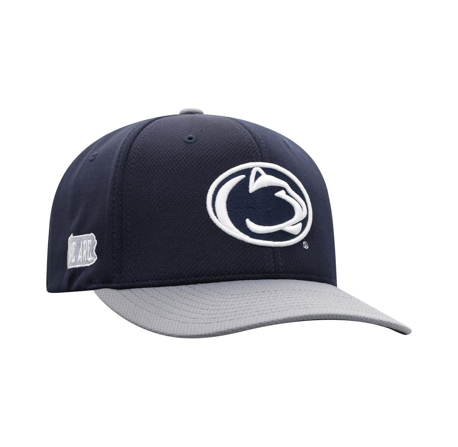 Men's Navy, Gray Penn State Nittany Lions Two-Tone Reflex Hybrid Tech Flex Hat