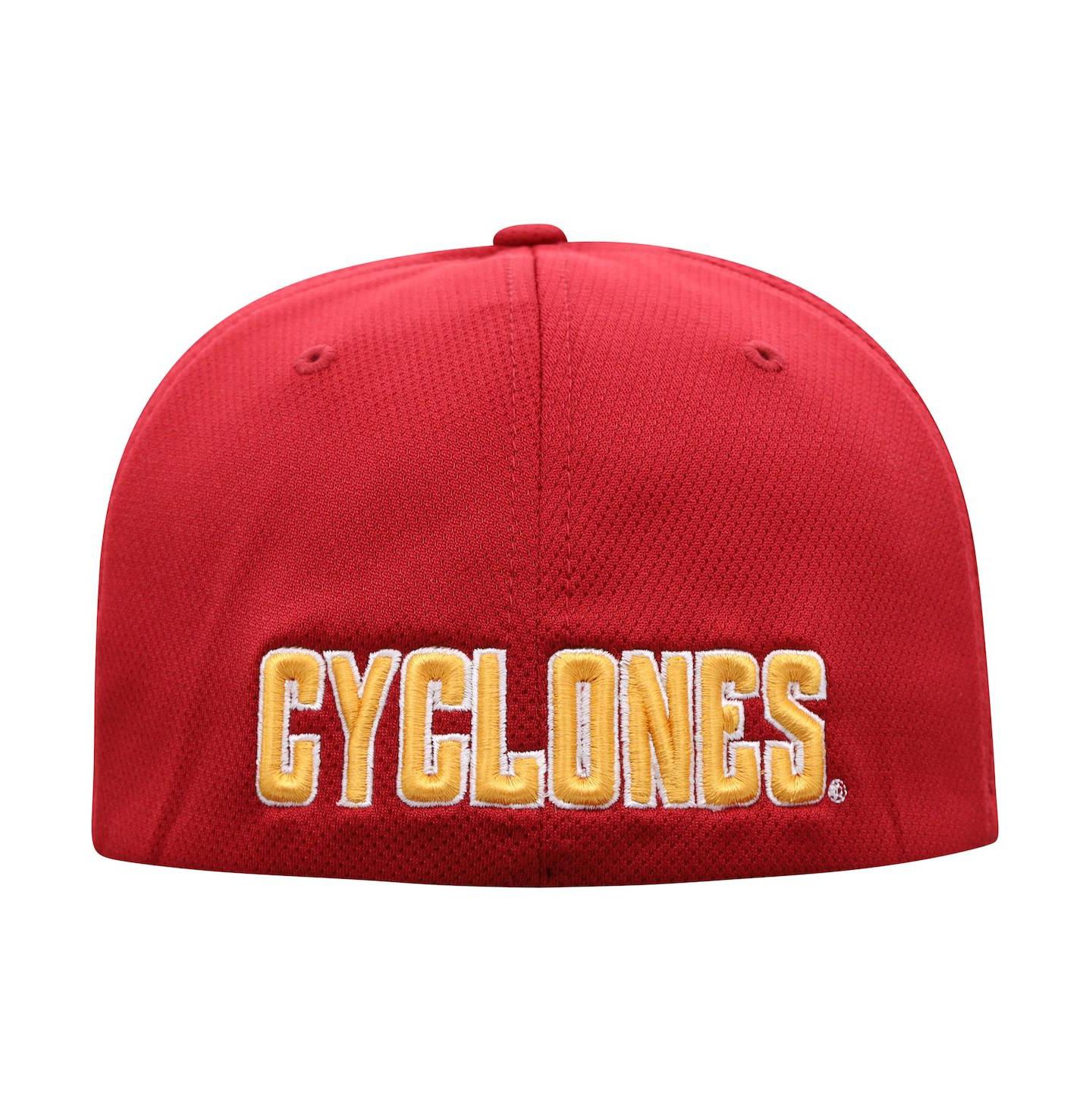 Мужская кепка Top of the World Cardinal Iowa State Cyclones Reflex Logo Flex Hat — фото 5