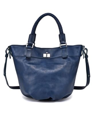Women's Genuine Leather Pumpkin Bucket Bag