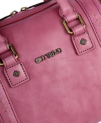 Women's Genuine Leather Mini Trunk Crossbody Bag