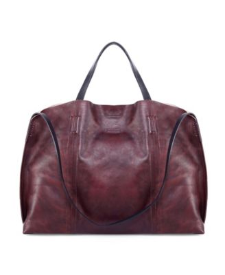 Women's Genuine Leather Forest Island Tote Bag