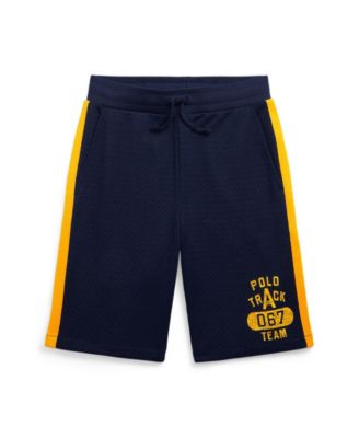 폴로 랄프로렌 보이즈 반바지 Polo Ralph Lauren Big Boys Logo Mesh Shorts,Cruise Navy