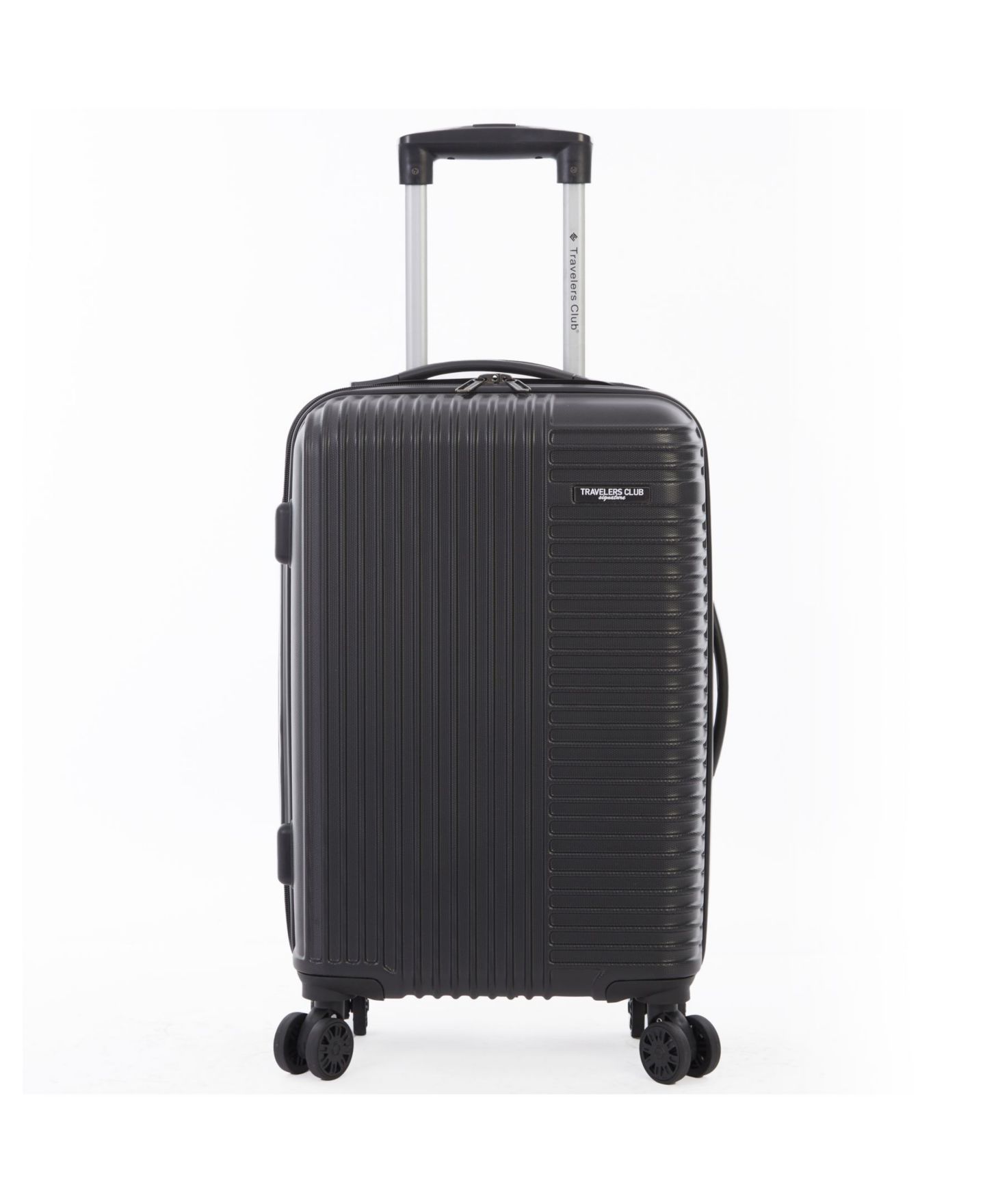 Чемоданы Travelers Club Basette 3-Pc. Hardside Luggage Set, цвет: Чёрный — фото 2
