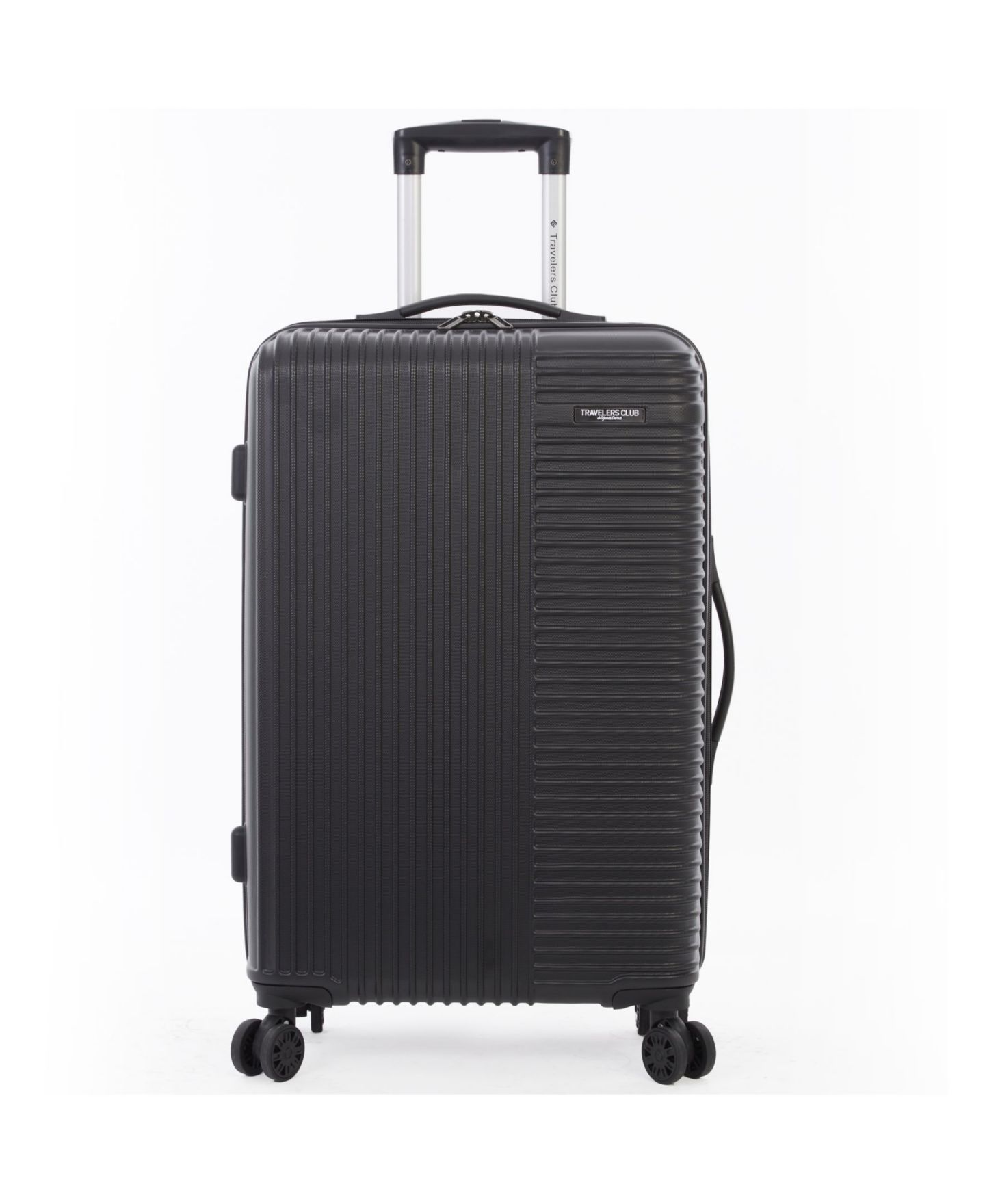 Чемоданы Travelers Club Basette 3-Pc. Hardside Luggage Set, цвет: Чёрный — фото 11