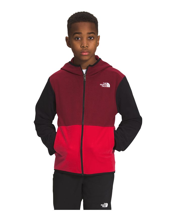 The North Face Boy's Full Zip Red/Blue Denali Fleece Jacket Boy's