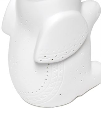 Porcelain Elephant Shaped Table Lamp