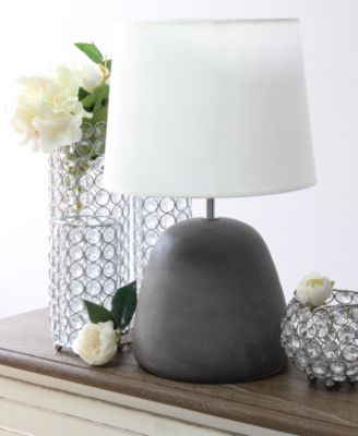Round Concrete Table Lamp