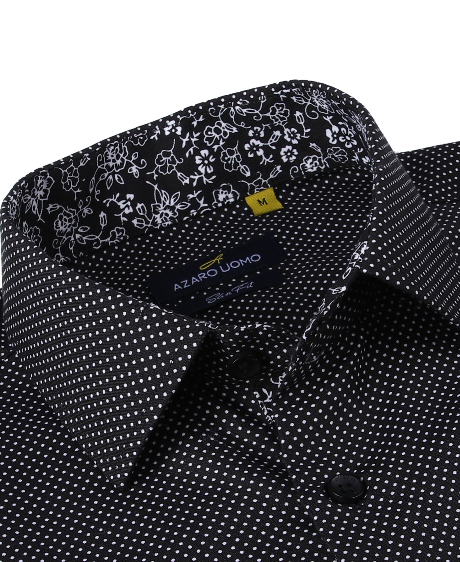 Men's Business Geometric Long Sleeve Button Down Shirt