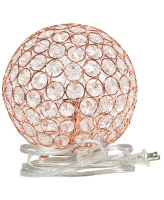 Elipse 8" Crystal Ball Sequin Table Lamp