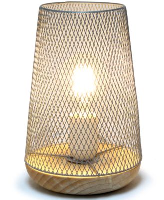 Wired Mesh Uplight Table Lamp