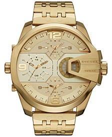 Men's Chronograph Uber Chief Gold-Tone Stainless Steel Bracelet Watch 54mm