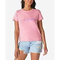 Lucky Brand Women's Corvette Sting Ray Classic Crew Tee (various sizes in bright pink)