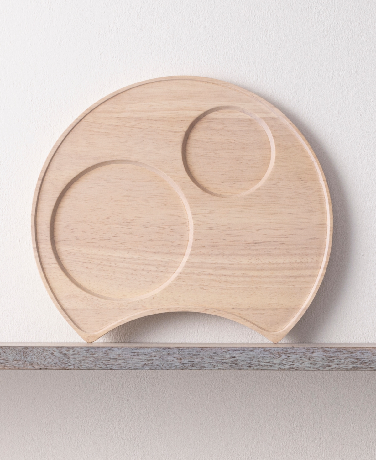 Noritake Hammock Wood Crescent Serving Tray,