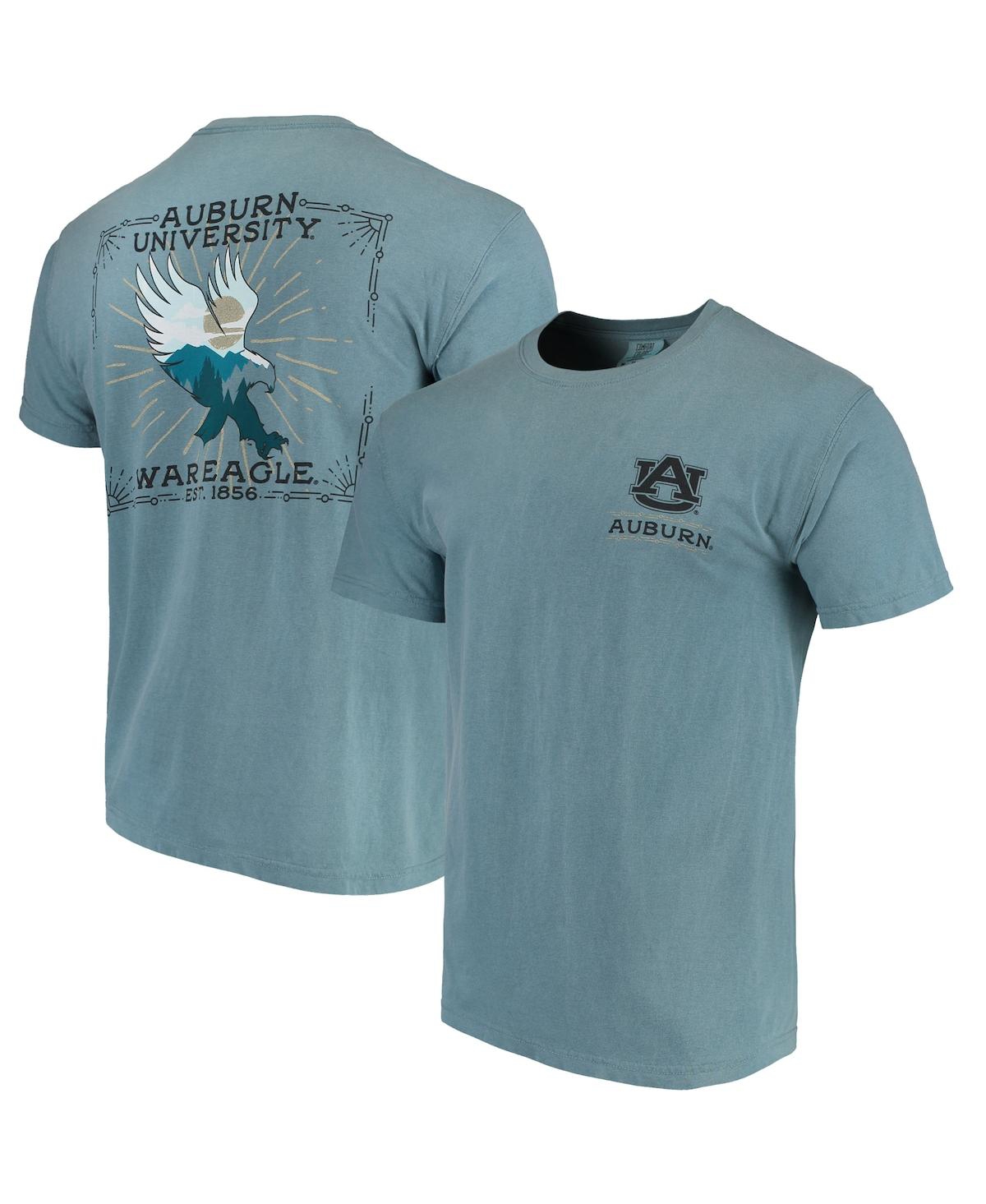 Shop Image One Men's Blue Auburn Tigers State Scenery Comfort Colors T-shirt