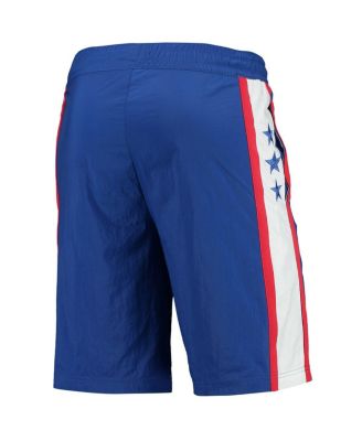 Men's Royal Philadelphia 76ers Courtside Heritage Shorts
