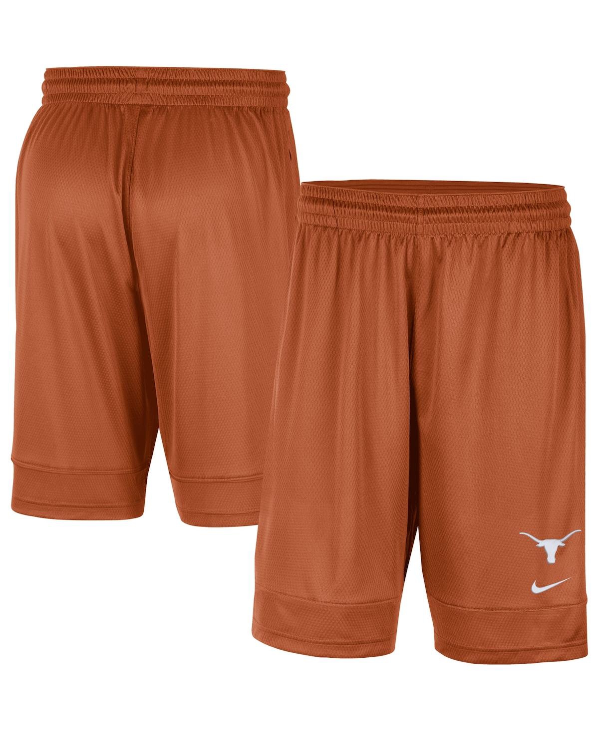 Shop Nike Men's  Texas Orange Texas Longhorns Fast Break Team Performance Shorts