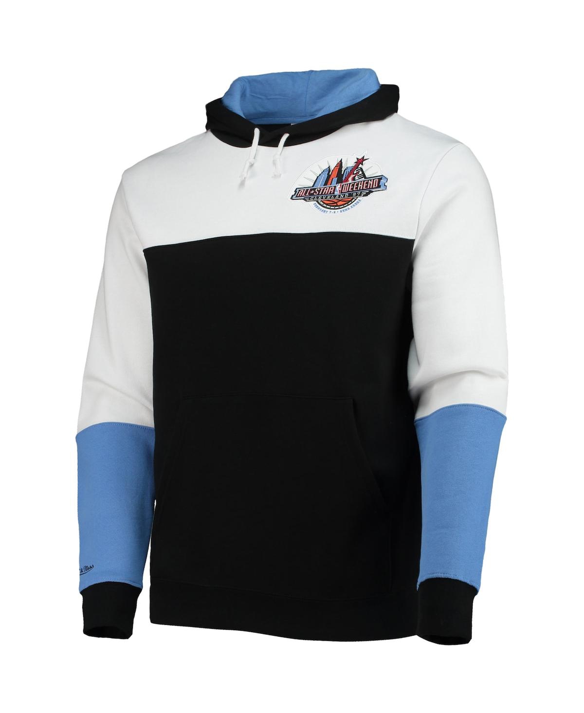 Mitchell & Ness Men's  Black Nba Hardwood Classics 1997 All-star Game Colorblock Fusion Pullover Hood In Black