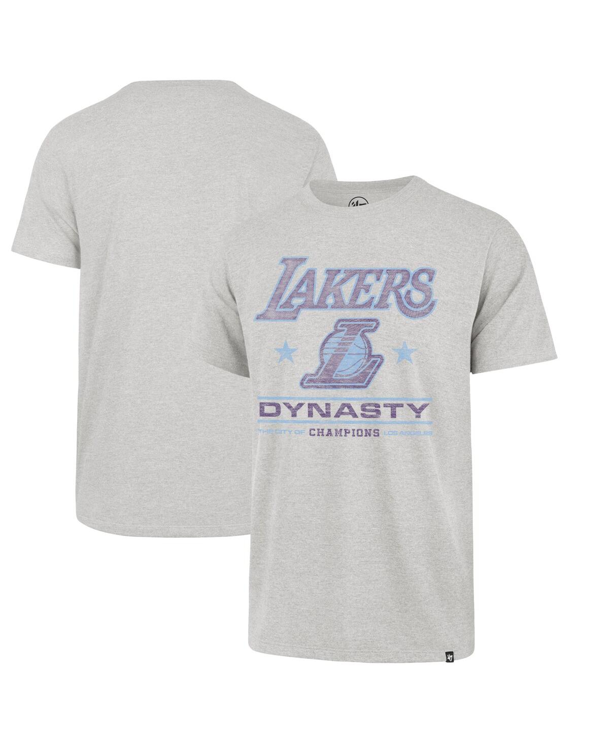 47 Brand Men's '47 Gray Los Angeles Lakers 2021/22 City Edition Elements Franklin T-shirt