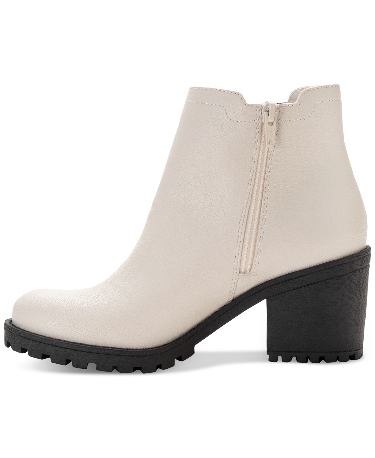 Sun + Stone Women's Morghan Lug Sole Block-Heel Booties, Created for Macy's