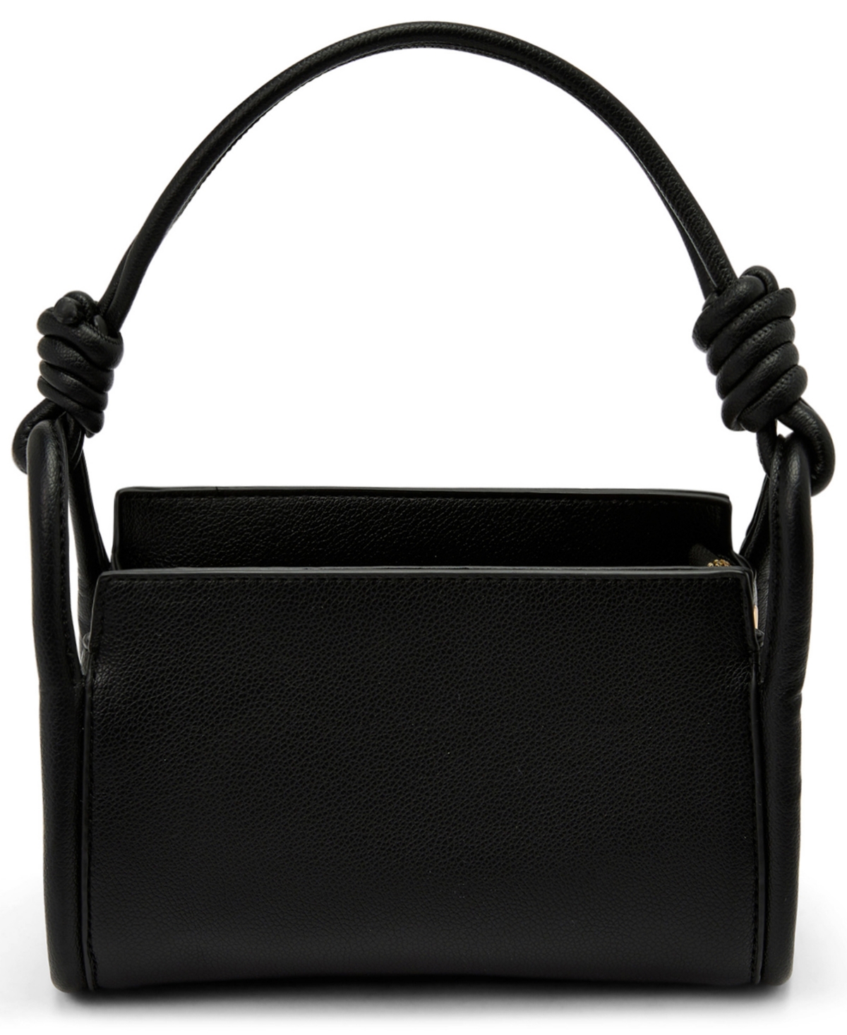 Like Dreams Women's Eden Braided Handle Structured Satchel Bag In Black