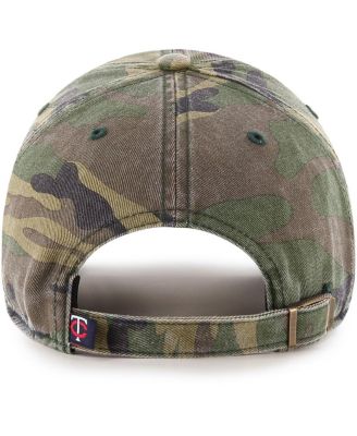 Men's '47 Camo Minnesota Twins Clean Up Adjustable Hat