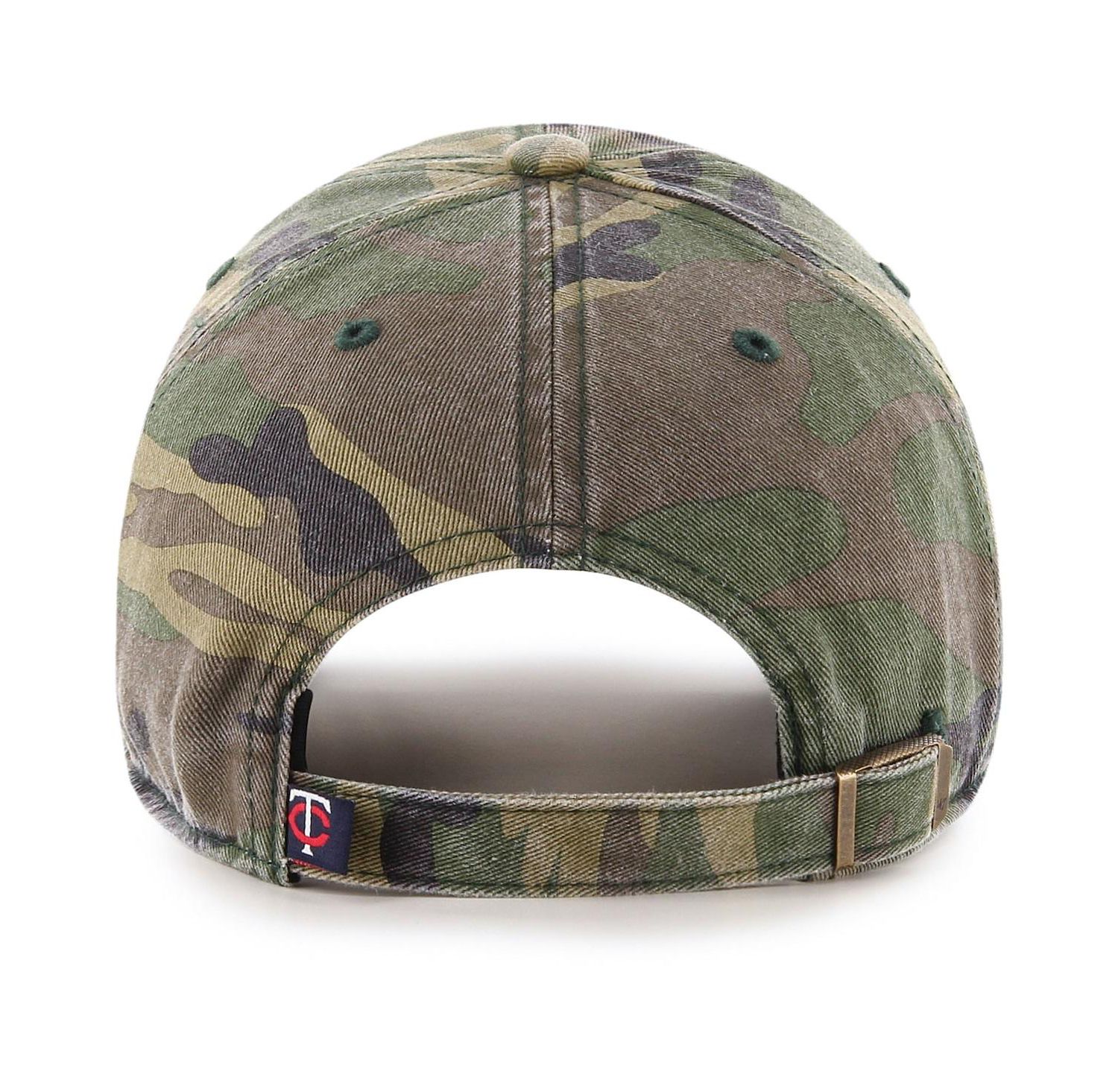 Men's '47 Camo Minnesota Twins Clean Up Adjustable Hat