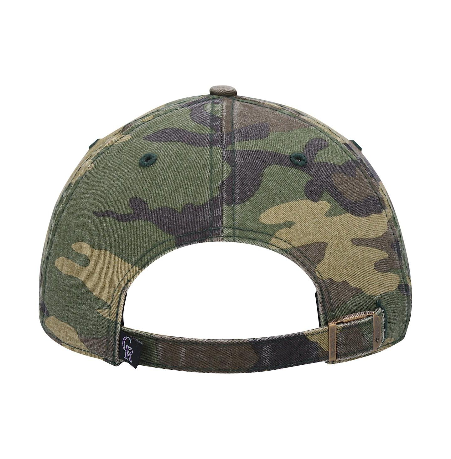 Мужская кепка '47 Brand Camo Colorado Rockies Team Clean Up Adjustable Hat — фото 5