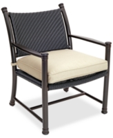 Closeout! Agio Tahoe Outdoor Dining Chair - Storm Pewter