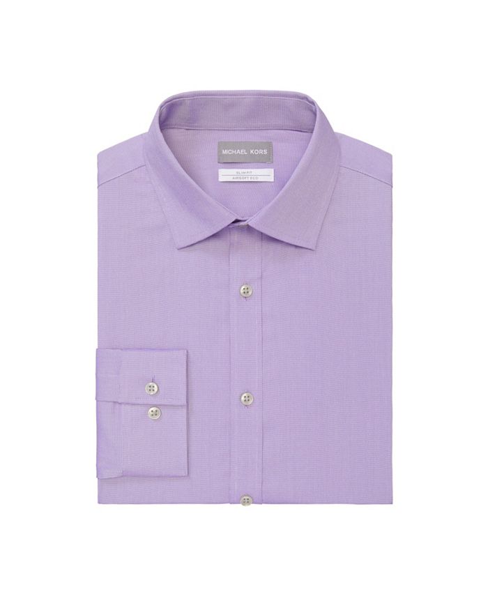 Michael Kors Men's Airsoft Eco Slim Fit Untucked Dress Shirt Macy's
