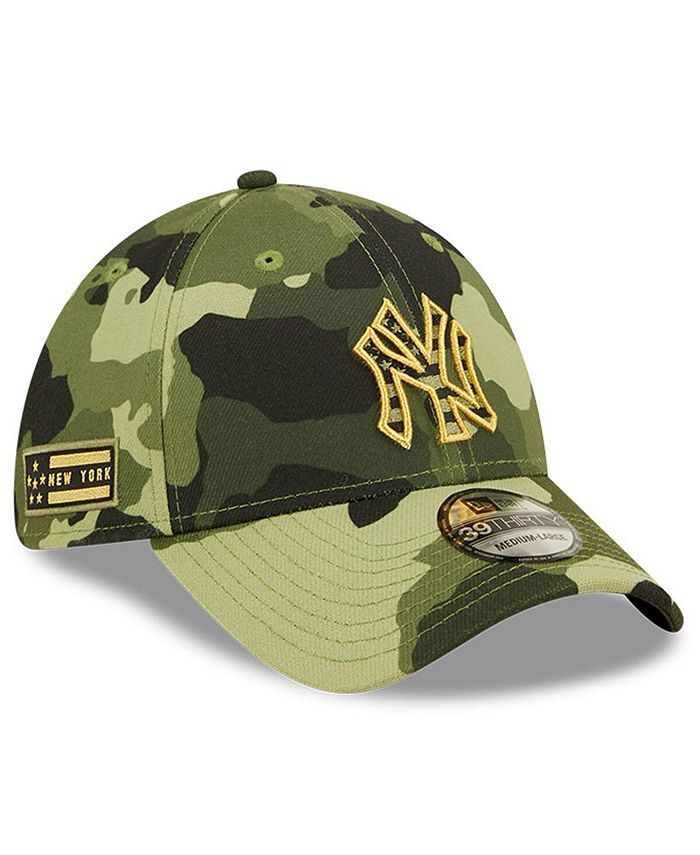 New Era Men's Camo New York Yankees 2022 Armed Forces Day 39THIRTY Flex ...