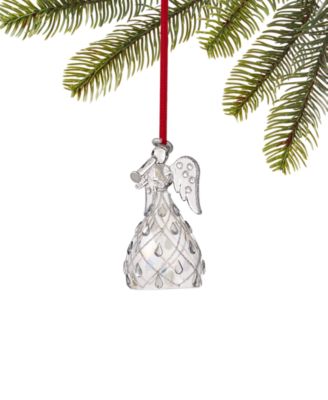 Holiday Lane - Snowdaze Glass Angel Ornament