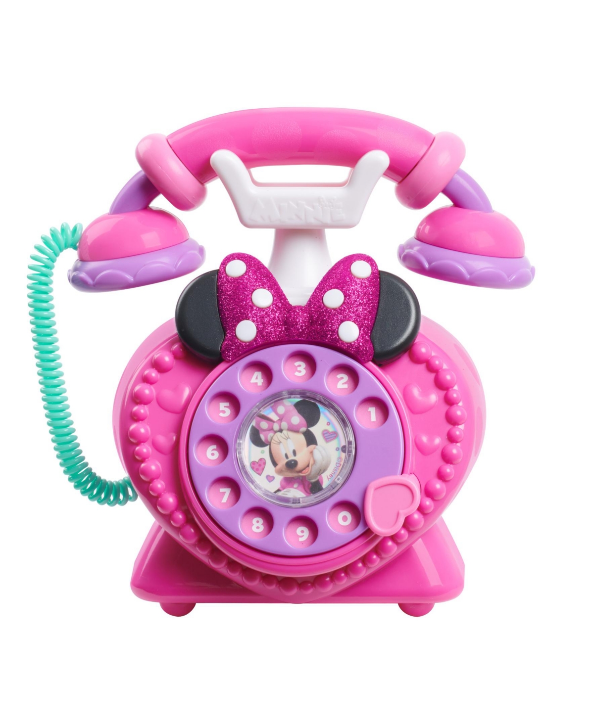 Shop Disney Junior Minnie Mouse Ring Me Rotary Phone With Lights And Sounds In Multi