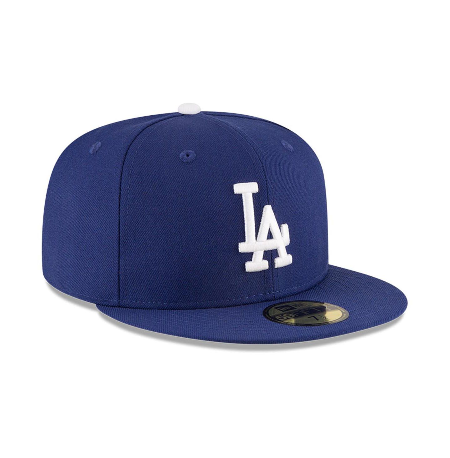 Мужская кепка New Era Navy Los Angeles Dodgers 1988 World Series Wool 59FIFTY Fitted Hat — фото 4