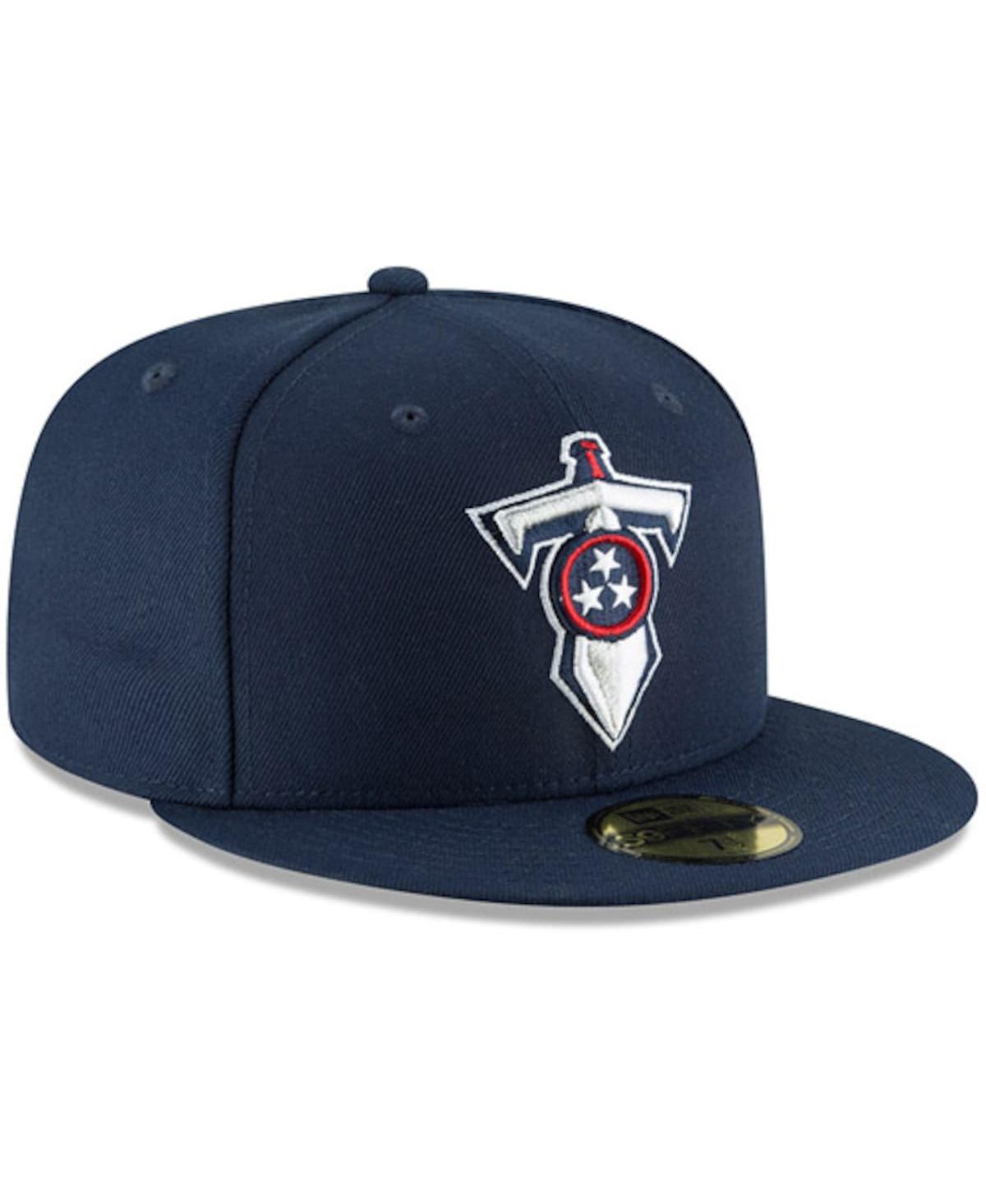 Men's New EraTennessee Titans Omaha 59FIFTY Hat - Navy