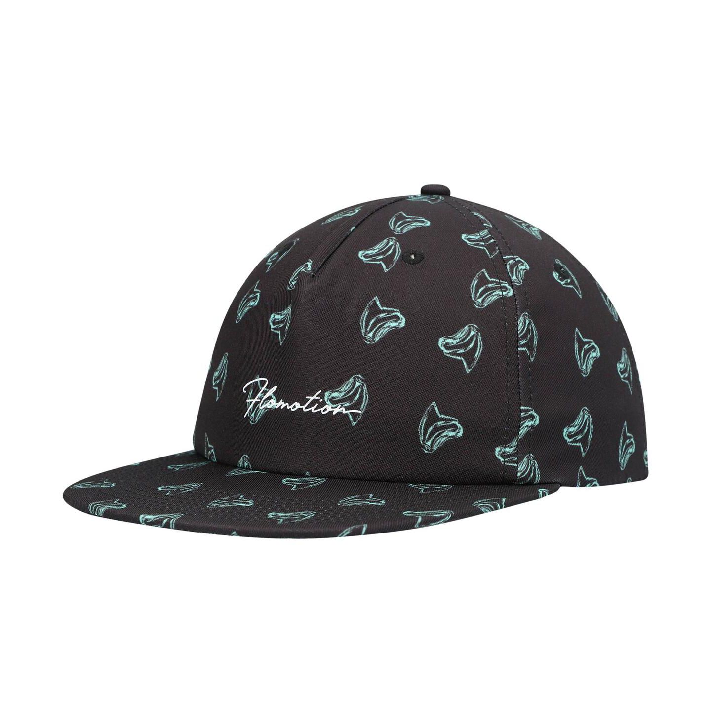 Мужская кепка Flomotion Black Toothy Snapback Hat — фото 2
