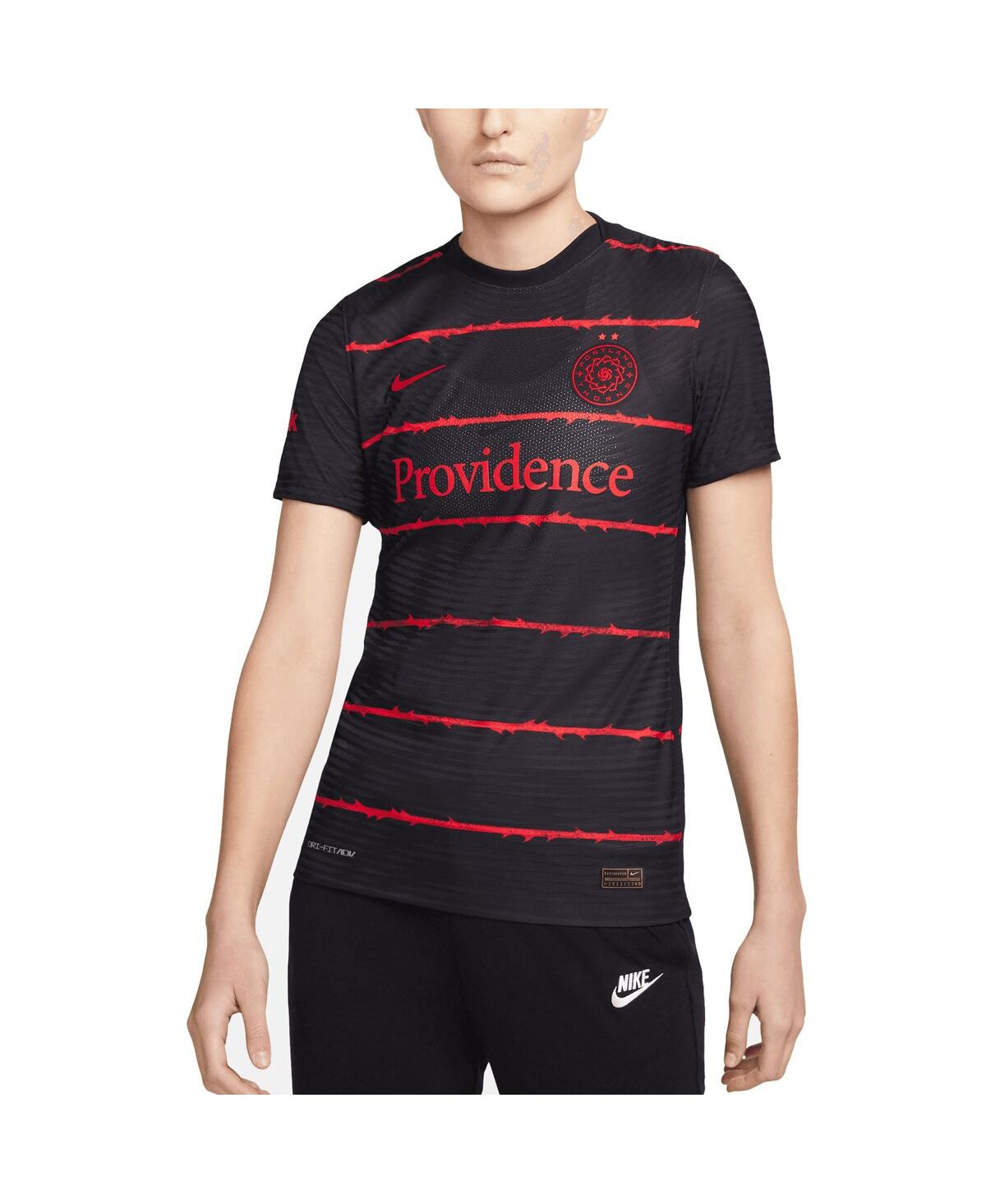 Women's NikePortland Thorns Fc 2021/22 Authentic Home Match Jersey - Black