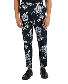 I.N.C. International Concepts® Men's Slim-Fit Floral Suit Pants, Created for Macy's 