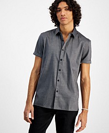 I.N.C. International Concepts® Men's Regular-Fit Pindot Shirt, Created for Macy's 